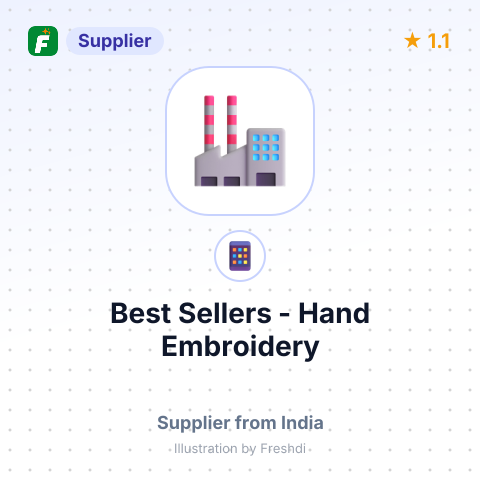 Best Sellers - Hand Embroidery – summary card, no photo uploaded yet