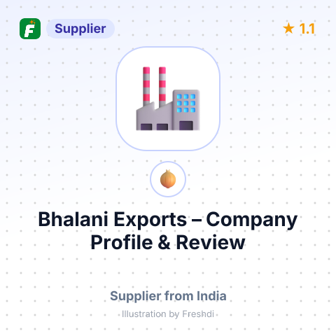 Bhalani Exports – summary card, no photo uploaded yet
