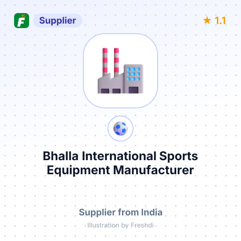 Bhalla International Sports Equipment Manufacturer – summary card, no photo uploaded yet