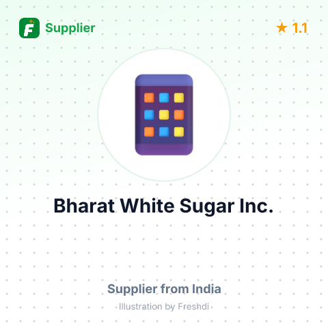 Bharat White Sugar Inc.  – summary card, no photo uploaded yet