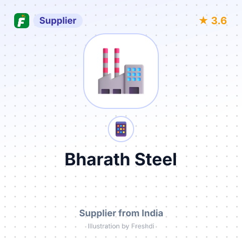 Bharath Steel – summary card, no photo uploaded yet