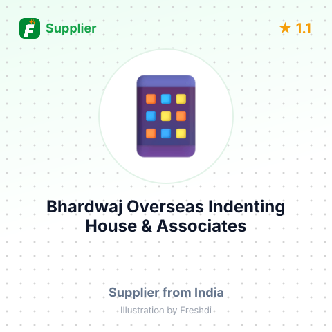 Bhardwaj Overseas Indenting House & Associates  – summary card, no photo uploaded yet