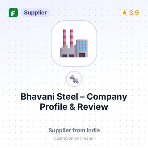 Bhavani Steel – summary card, no photo uploaded yet