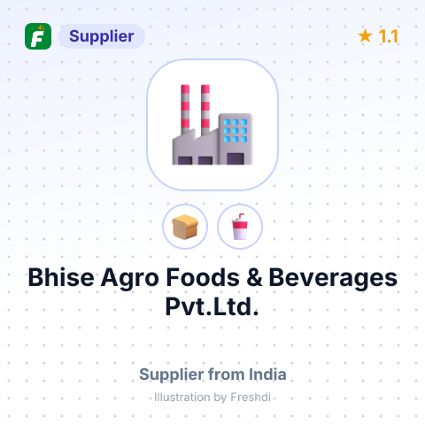 Bhise Agro Foods & Beverages Pvt.Ltd. – summary card, no photo uploaded yet