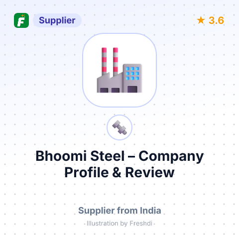 Bhoomi Steel – summary card, no photo uploaded yet