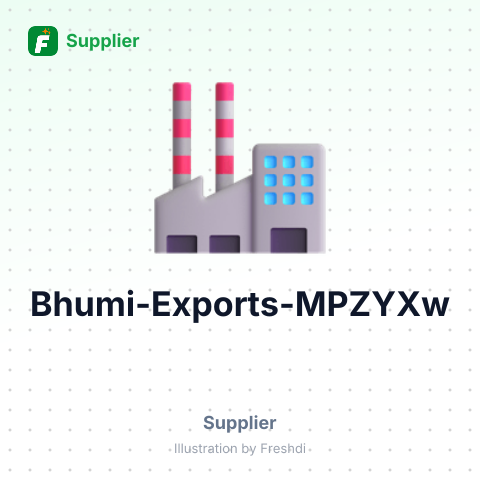 Bhumi Exports  – summary card, no photo uploaded yet