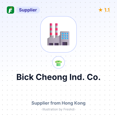 Bick Cheong Ind. Co. – summary card, no photo uploaded yet