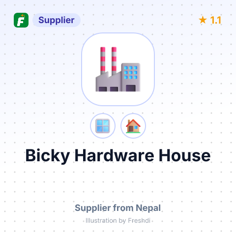 Bicky Hardware House – summary card, no photo uploaded yet