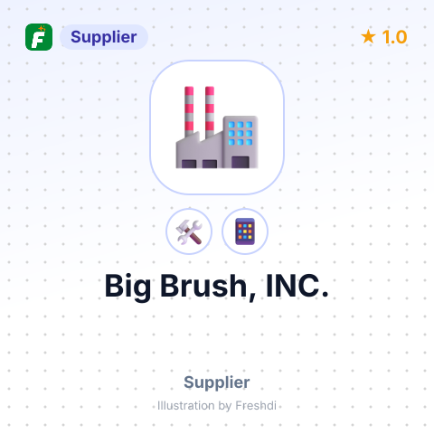 Big Brush, INC. – summary card, no photo uploaded yet