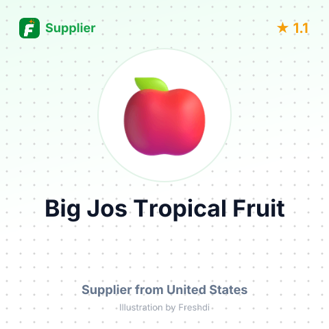 Big Jos Tropical Fruit  – summary card, no photo uploaded yet
