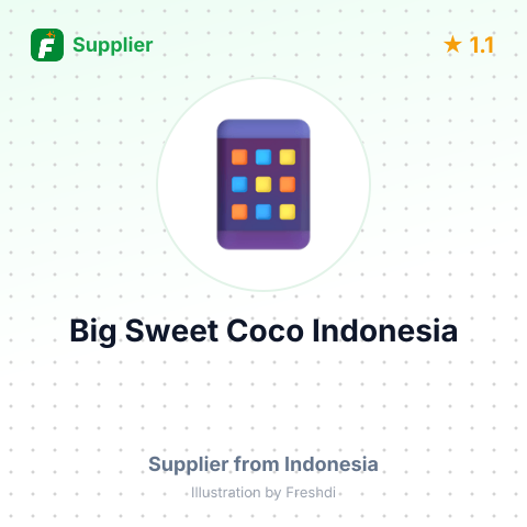 Big Sweet Coco Indonesia  – summary card, no photo uploaded yet