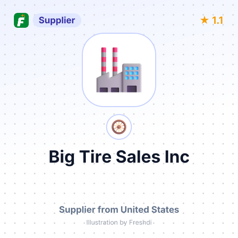 Big Tire Sales Inc – summary card, no photo uploaded yet