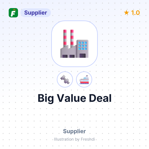 Big Value Deal – summary card, no photo uploaded yet