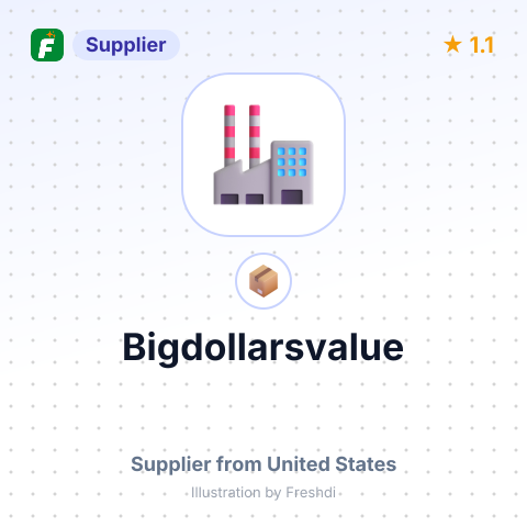 Bigdollarsvalue – summary card, no photo uploaded yet