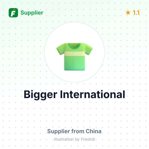 Bigger International – summary card, no photo uploaded yet