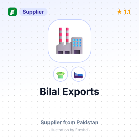 Bilal Exports – summary card, no photo uploaded yet