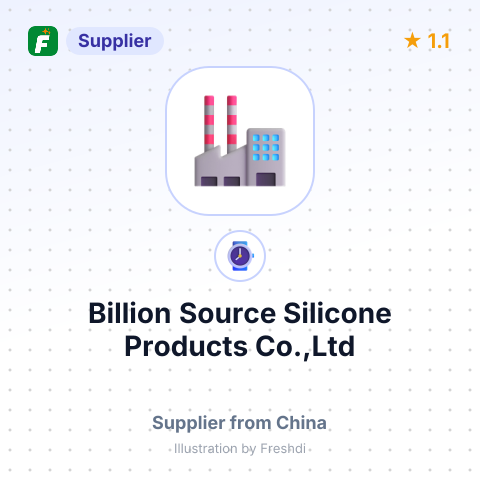 Billion Source Silicone Products Co.,Ltd – summary card, no photo uploaded yet
