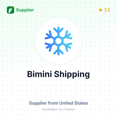 Bimini Shipping – summary card, no photo uploaded yet