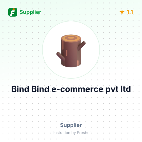 Bind Bind e-commerce pvt ltd – summary card, no photo uploaded yet