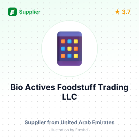 Bio Actives Foodstuff Trading LLC – summary card, no photo uploaded yet