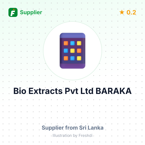 Bio Extracts Pvt Ltd  BARAKA – summary card, no photo uploaded yet