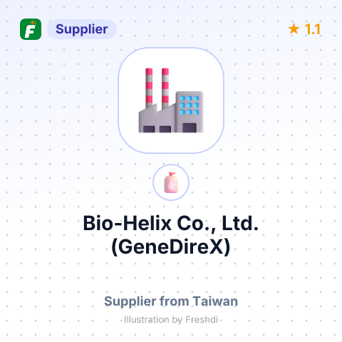 Bio-Helix Co., Ltd. (GeneDireX) – summary card, no photo uploaded yet