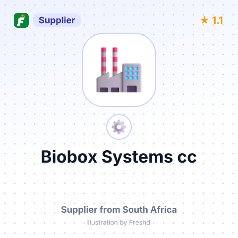 Biobox Systems cc – summary card, no photo uploaded yet
