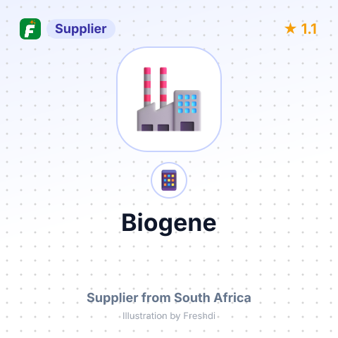 Biogene – summary card, no photo uploaded yet