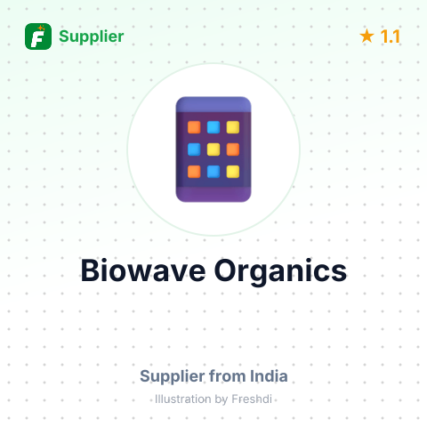 Biowave Organics  – summary card, no photo uploaded yet