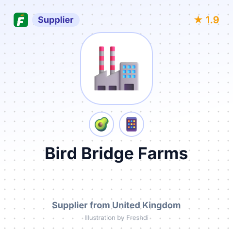 Bird Bridge Farms  – summary card, no photo uploaded yet