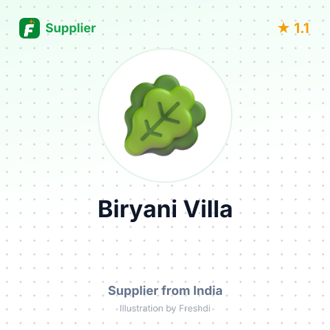 Biryani Villa – summary card, no photo uploaded yet