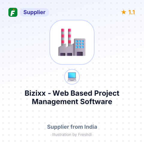 Bizixx - Web Based Project Management Software – summary card, no photo uploaded yet