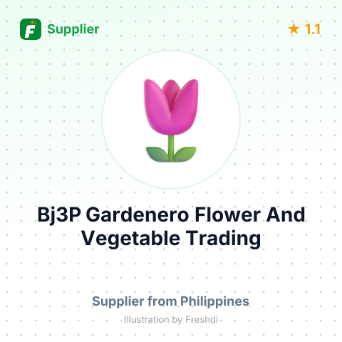 Bj3P Gardenero Flower And Vegetable Trading – summary card, no photo uploaded yet