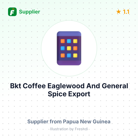 Bkt Coffee Eaglewood And General Spice Export  – summary card, no photo uploaded yet