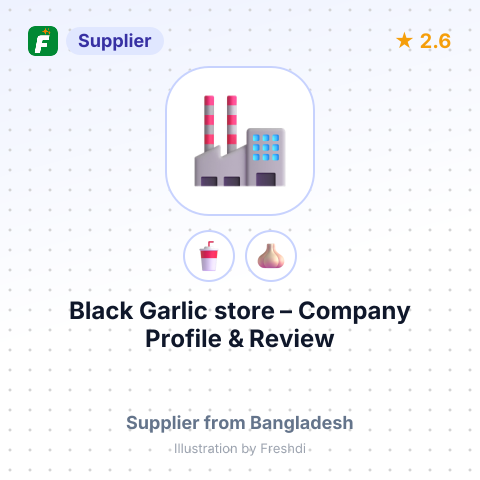 Black Garlic store – summary card, no photo uploaded yet