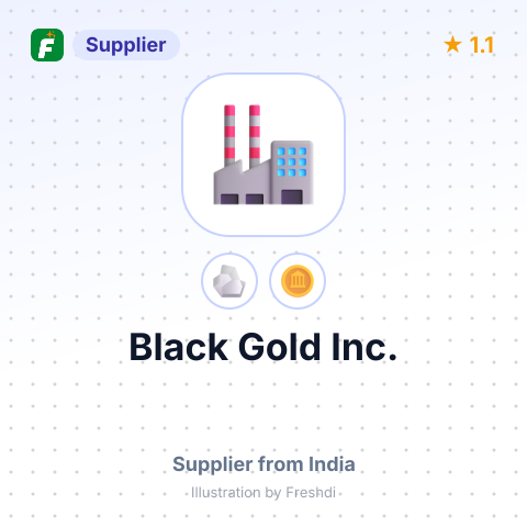 Black Gold Inc. – summary card, no photo uploaded yet