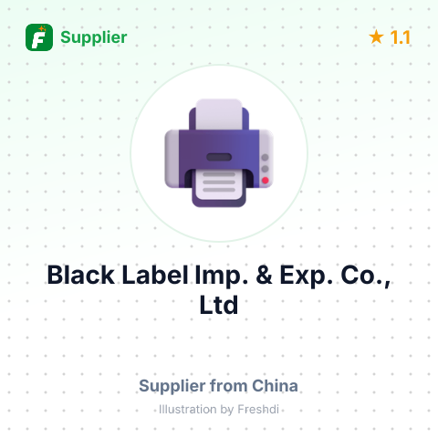 Black Label Imp. & Exp. Co., Ltd  – summary card, no photo uploaded yet