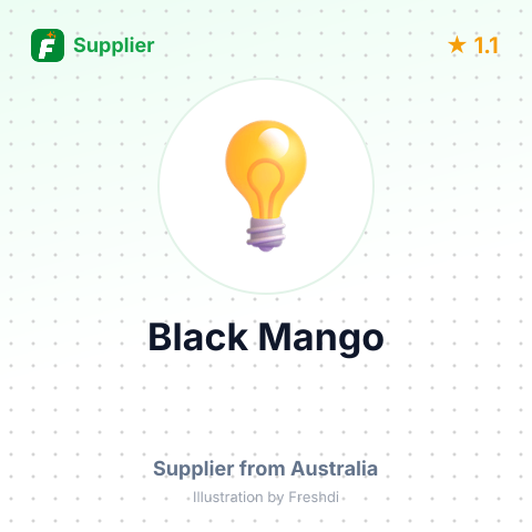 Black Mango – summary card, no photo uploaded yet