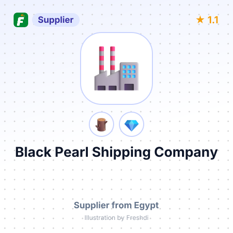 Black Pearl Shipping Company  – summary card, no photo uploaded yet