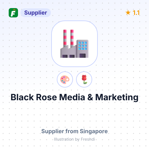 Black Rose Media & Marketing – summary card, no photo uploaded yet