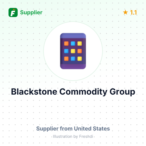Blackstone Commodity Group  – summary card, no photo uploaded yet