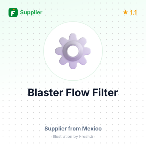 Blaster Flow Filter – summary card, no photo uploaded yet