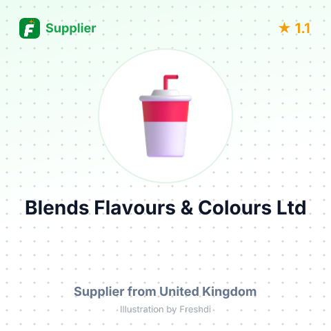 Blends Flavours & Colours Ltd – summary card, no photo uploaded yet