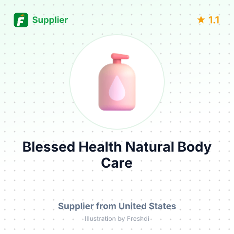 Blessed Health Natural Body Care – summary card, no photo uploaded yet