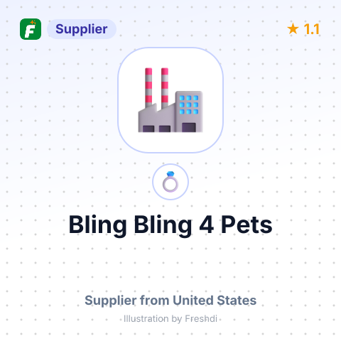 Bling Bling 4 Pets – summary card, no photo uploaded yet