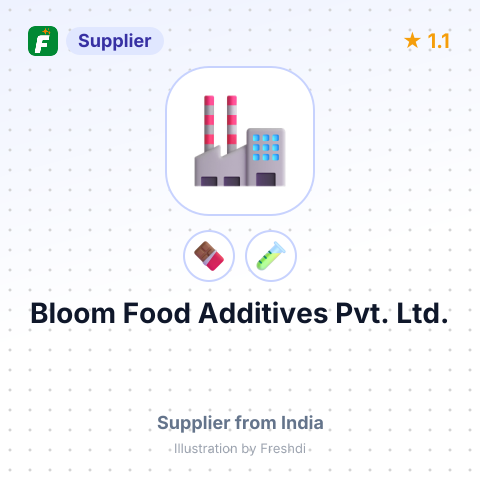 Bloom Food Additives Pvt. Ltd. – summary card, no photo uploaded yet