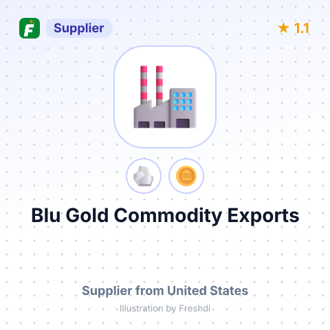 Blu Gold Commodity Exports – summary card, no photo uploaded yet