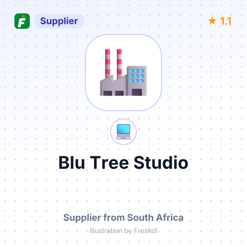 Blu Tree Studio – summary card, no photo uploaded yet