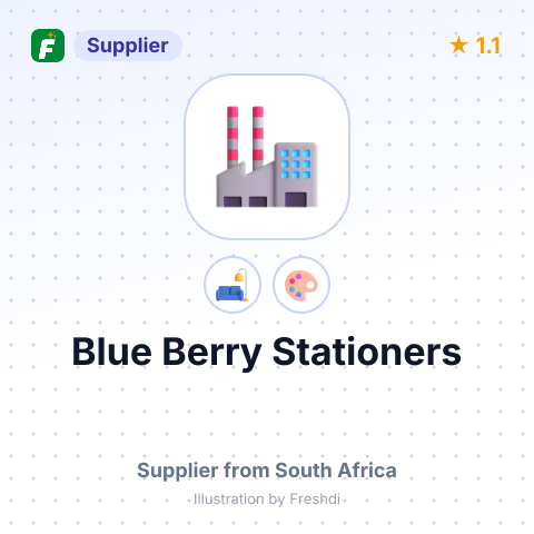 Blue Berry Stationers – summary card, no photo uploaded yet