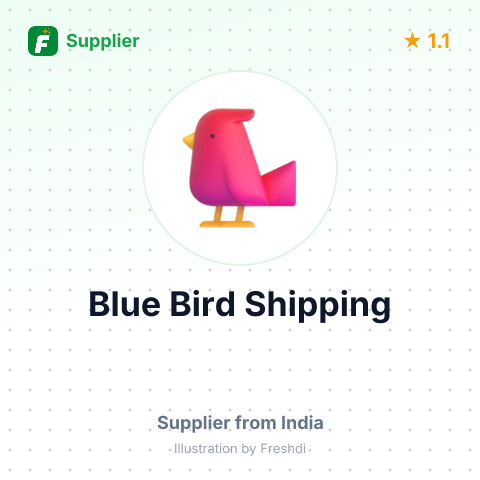 Blue Bird Shipping  – summary card, no photo uploaded yet